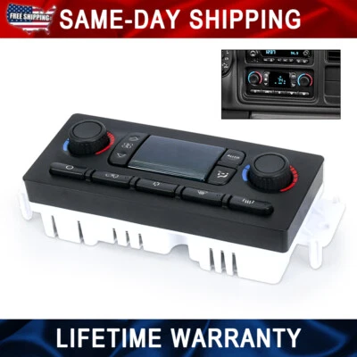 A/C Heater Climate Control Module Panel Switch For 2003-2007 Hummer H2 599-015 - Image 1 of 4