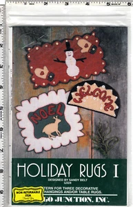 "Holiday Rugs I" ©1994 Indygo Junction Sewing Craft Applique Pattern IJ324 - Picture 1 of 5