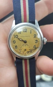 2. Weltkrieg Militäruhr Girard Perregaux Sea Hawk 7171 USA graviert Soldat Rückseite - Bild 1 von 11