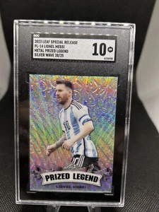 Hoja 2023 lanzamiento especial metal premiado leyenda Lionel Messi #PL-14/25 - Imagen 1 de 2