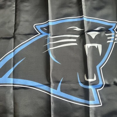 Carolina Panthers ~ Bandera 2x3 ~ Puerta trasera interior/exterior hombre cueva mantener golpeando Foto 1 de 4
