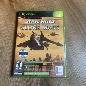 Star Wars The Clone Wars Xbox & Tetris Worlds Videospiel CIB stark zerkratzt - Bild 1 von 4