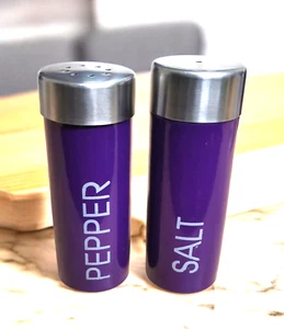 Salt and Pepper Storage Set Canister Kitchen Storage Jar Canister Purple - Picture 1 of 1