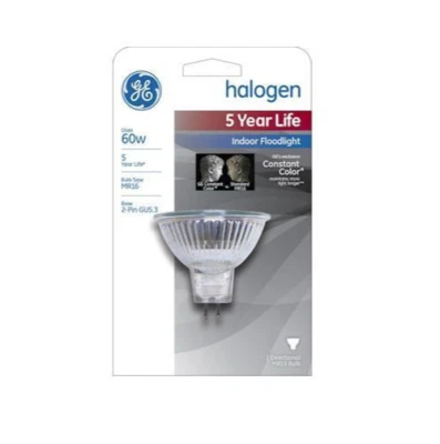 Proyector halógeno Edison MR16 GE Lighting 21457 50 vatios bombilla Foto 1 de 2