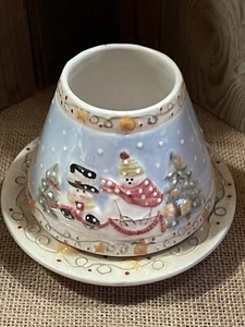 Yankee Candle Set di Topper e Piatti per Piccoli Paralumi Natale - Foto 1 di 7