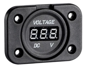 VOLTOMETRO STAGNO DA INCASSO DIGITALE 8-32 VOLT CON DISPLAY A LED - Bild 1 von 3