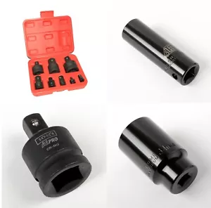 Air Impact Deep Socket 1/2" or 3/4" Drive Deep Impact Socket Axle Hub Nut 6-Poin - Picture 1 of 31