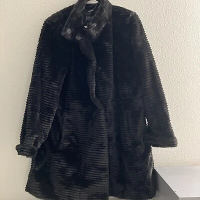 Dennis Basso Pelted Faux Mink - Preto (M) A465358 -- - Imagem 1 de 3