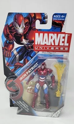 Marvel Universe IRON PATRIOT 3.75" Action Figure #019 Series 2  Avengers Sealed - Image 1 of 4
