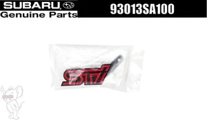 Subaru Genuine Forester STI SG9 Front Grille "STI" Emblem Badge 93013SA100 OEM - Bild 1 von 9