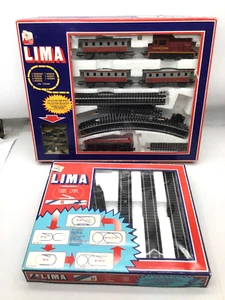 Lima Vintage Train Set (In Box) With Extra Track Set- Also In Box - Picture 1 of 9