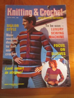 KNITTING & CROCHET AND HOME SEWING PATTERN BOOK  GREAT **** MUST SEE - Image 1 of 2