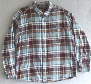 Eddie Bauer Herren Flanell Hemd mit Knöpfen kariert langarm 2XL, Baumwolle - Bild 1 von 11
