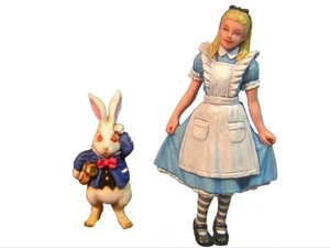 Alice in Wonderland & Rabbit 54mm Aurora Model Model kit Figure  1/32 MC02 - Picture 1 of 6