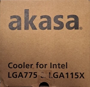 Akasa AK-CCE-7105EP CPU-Kühler LGA775 und LGA115X NEU - Bild 1 von 1