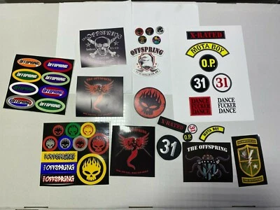 THE OFFSPRING 43 PIN PAD AND STICKERS,. PROMO ONLY  - Image 1 of 4