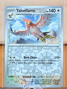Juego de cartas coleccionables Pokémon: Talonflame - 123/142 - Holograma inverso - Corona estelar - Casi nuevo - Imagen 1 de 2