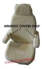 CREAM ARMREST COVERS ONLY - PLEASE SUPPLY MEASUREMENTS - L X W X D