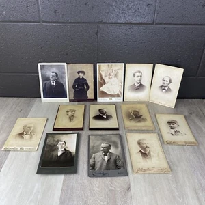 13 Antique Cabinet Photos - Philadelphia DC New York - Men Women Children 1800's - Picture 1 of 11