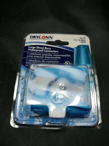 DryConn Large Aqua/Aqua Direct Bury Wire Connectors (2-Pack) Wire Terminals - Picture 1 of 2