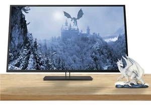 HP Z43 42.5" IPS (3840 x 2160) Backlit HDMI Monitor with Ice Dragon Statue - Picture 1 of 4