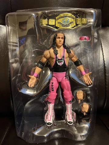 BRET "HIT MAN" HART WWE WWF Mattel Elite Collection Series 94 Action Figure Cover