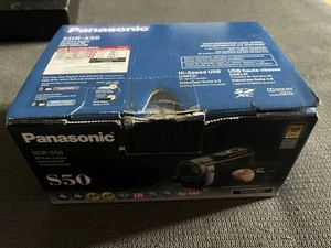 Panasonic SDR-S50 2.7" LCD 78x Enhanced Optical Zoom Camcorder with Accessories - Picture 1 of 9