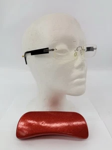 Montatura occhiali da vista vintage Lindberg Spirit Titanium 2210 145 mm col. K27 nero con Rx - Foto 1 di 23