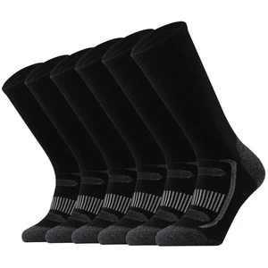 Men's Merino Wool Cushion Crew Socks for Outdoor Hiking Hike Trail Performanc... - Bild 1 von 6