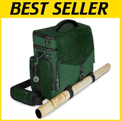 Bolsa RPG Dragon Hide Edición Coleccionista con Bóveda de Miniaturas - Verde Dragón Foto 1 de 4