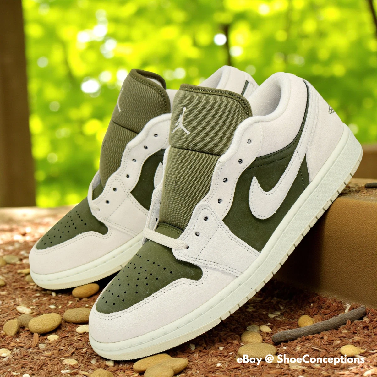 NIKE AIR JORDAN1 LOW ミディアムオリーブ 27.5 Air Jordan 1 Low SE