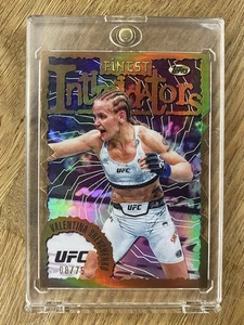 2024 Topps Finest UFC Valentina Shevchenko Intimidators Die Cut Refractor /75 - Bild 1 von 2