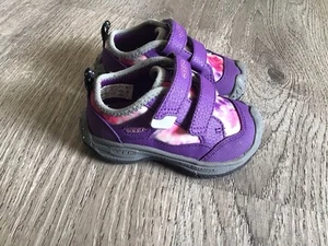 Keen Baby Girl Size 5 Sneakers Purple Pink Shoes Toddler 1026481 Slip On - Picture 1 of 13