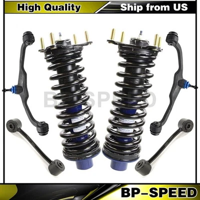 6 Control Arm Sway Bar Link Strut and Coil Springs Fits Dodge Nitro 3.7L 4.0L_ - Image 1 of 4
