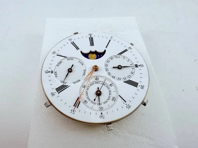 Antique LeCoultre Full Year Calendar With Moon Phase Pocket Watch Movement Swiss - Image 1 of 4