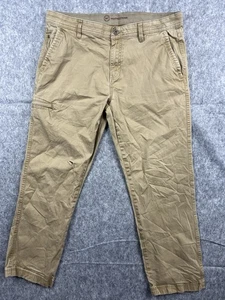 Pantalone uomo impermeabile beige kaki piatto davanti elasticizzato escursionismo/outdoor misura 36x30 - Foto 1 di 10