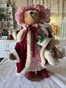 Gorham Teddy Bear By Beverly Port Limited Edition Miss Emily Tea For Two Time - Picture 1 of 11
