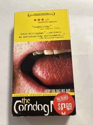 The Corndog Man VHS 1999 Dark Comedy Racism Cult Classic Phone Harassment  - Image 1 of 4