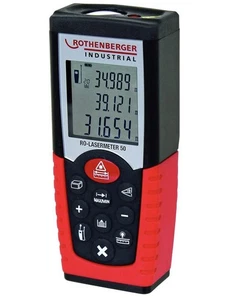 Rothenberger RO misuratore distanza laser 50m professionale misura metri ⭐️Nuovo - Imagen 1 de 4