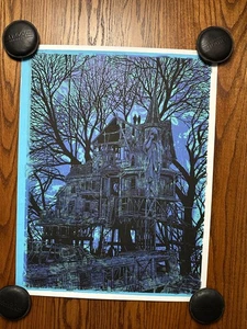 Daniel Danger - Casa Abandonada Prueba Impresión Limitada Póster Arte Impresión Mondo - Imagen 1 de 9