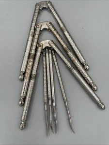 3 Vintage 1930's Nut/Crab Crackers W/ 4 Picks by Henry Marcus Quackenbush (HMQ) - Picture 1 of 6