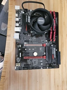 Gaming PC hardware: GA-AX370-Gaming motherboard, Ryzen 5 1600 CPU, 32GB DDR4 RAM - Zdjęcie 1 z 4