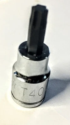 Pittsburgh Torx Star Bit Socket T40x 3/8" -Free USA Ship - Image 1 of 2