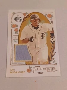 2024 allen and ginter relic Ivan Rodriguez AGR-IR - Picture 1 of 2