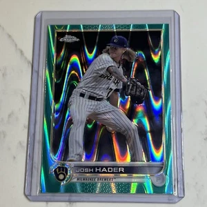 2022 Topps Chrome Josh Hader Aqua Ray Wave Refractor /199 | San Diego Padres - Picture 1 of 2