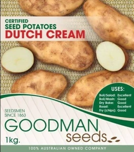 certified seed potatoes Dutch Cream 1kg, gardening, Australian Grown - Picture 1 of 1
