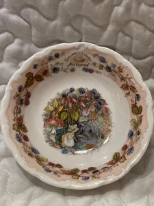 RARE Royal Doulton Brambly Hedge Autumn Berry Bowl 5.5” - Picture 1 of 4