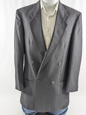 Blazer Vintage Colección Cellini Mezcla Lana Doble Pecho 40L Chaqueta Deportiva Foto 1 de 4