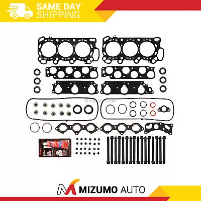Head Gasket Bolts Set Fit 97-02 Acura CL Honda Accord VTec 3.0 SOHC J30A1 - Image 1 of 4