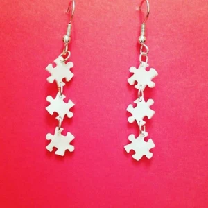 Jigsaw Earrings - Picture 1 of 1